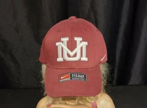 Montana Grizzlies Nike one size fits most Cap Hat “UM” Maroon & Silver NWT - Picture 1 of 2