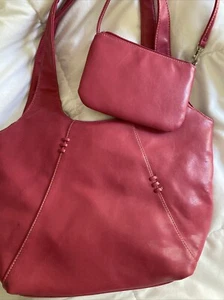 Schöne schockierende rosa Tasche, Handtasche, Crossbody Seite, Reißverschluss Münzbörse nie benutzt - Bild 1 von 9