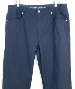 Pantalones elásticos de viaje Western Rise Evolution 1.0 34x31 negros versatilidad para hombre - Imagen 1 de 10