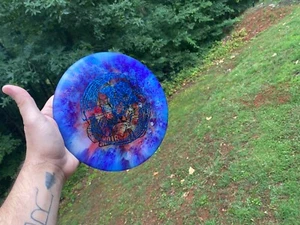Lone Star Tombstone Glow NEW Disc Dyed X-Out Lone Wolf Stamp Blue 172g Colorful - Picture 1 of 5