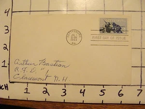 Vintage Envelope FIRST DAY OF ISSUE: july 1, 1963 GETTYSBURG civil war centenn - Picture 1 of 1