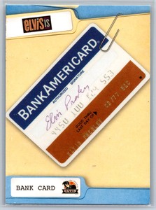 2007 Press Pass Elvis Is Elvis Presley Bank Card #54