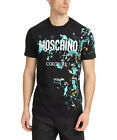 Moschino t-shirt men 241ZRA071220411555 Black round collar short sleeves