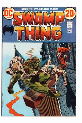 SWAMP THING #2 DC COMICS 1972-73 VF/NM BERNIE WRIGHTSON 1st APPEAR PATCHWORK MAN - Image 1 of 2
