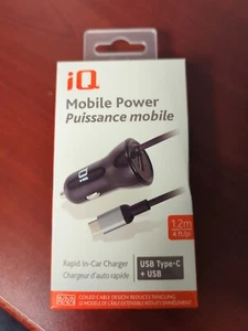 Chargeur Voiture Rapide iQ Mobile Power pour iPhone/iPod/iPad NEUF - Photo 1 sur 3