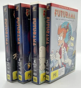 Futurama TV Series DVD Complete Set Volume 1-4 ~ Season 1, 2, 3, 4 15 Discs - Picture 1 of 12
