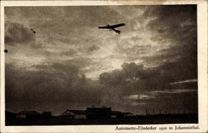 Ak Berlin Treptow Johannisthal, Flugplatz, Antoinette Eindecker 1910 - 4505680 - Bild 1 von 2