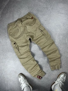 Vintage Alpha Industries Cargo Pants Y2K Carhartt Jogger Men’s Size 32 - Picture 1 of 15
