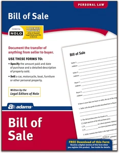 Bill of Sale, Forms and Instructions (LF135) - Picture 1 of 12