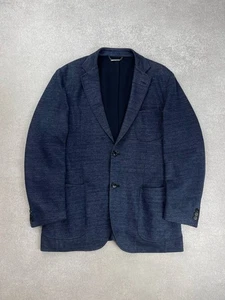 Ermenegildo Zegna Giacca Cotton Blazer Jacket Size 50R - Picture 1 of 17