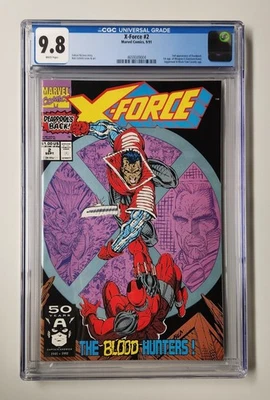 X-Force #2 CGC 9.8 Nueva Losa - Segunda Aparición Deadpool Foto 1 de 3