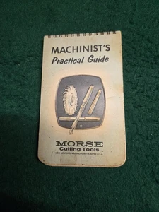 Vintage Machinist's Practical Guide Morseschneidwerkzeuge Taschenbuch 1968 - Bild 1 von 6