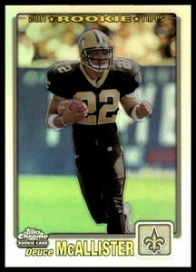 2001 Topps Chrome #258 Deuce McAllister Refractors #/999 - Picture 1 of 2
