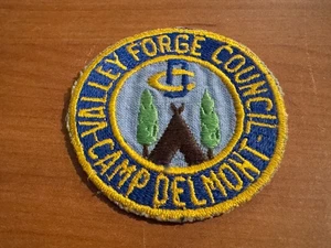 BSA, 1950’s Camp Delmont Patch, Valley Forge Council - Bild 1 von 1