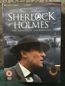 Sherlock Holmes Die komplette Sammlung.16 Discs.Region 2 DVD. - Bild 1 von 3