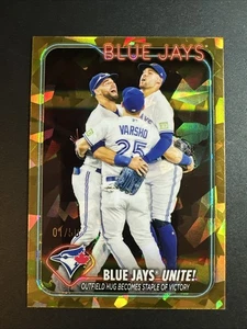 2024 Topps Chrome Sapphire Baseball Blue Jays Unite! Gold /50 #167 Blue Jays - Picture 1 of 2