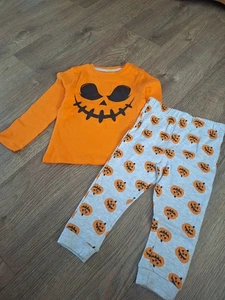 Halloween-Schlafanzug Jungen 18-24 Monate orange (B294) - Bild 1 von 9