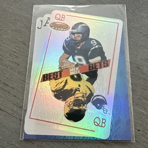 2001 Bowman's Best Bets #BB1 Drew Brees RC Rookie Chargers Saints - Picture 1 of 2