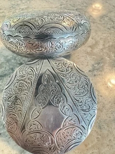 Squeeze Release Sterling Silver Snuff Box, Arthur Cook, Birmingham 1902 Excellen - Picture 1 of 23