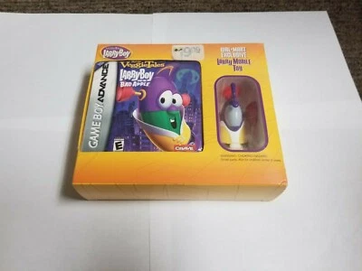New Very Rare! Larry Boy and the Bad Apple with toy gameboy advance gba new - Image 1 of 2