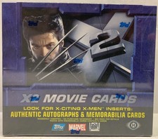 2003 TOPPS MARVEL X-MEN X2 UNITED MOVIE CARDS HOBBY BOX 36 PACKS NEW SEALED U.S.