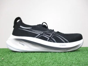 Asics Gel-Nimbus 26 Shoes Womens 9.5 Black Graphite Grey White Daily Jogging - Picture 1 of 14