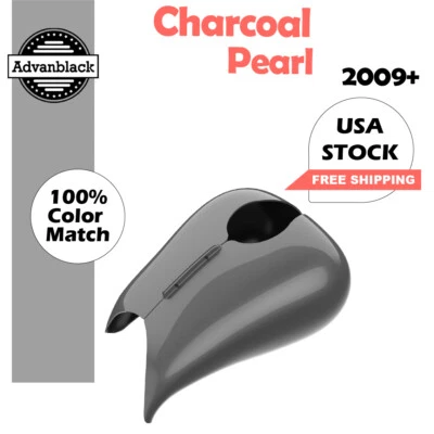 Cubierta de tanque estirada Advanblack carbón perla para 09+ Harley Davidson Touring Foto 1 de 4
