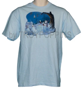 1-FROSTYS LIMONADE STAND SNOWMAN ICE WINTER CHRISTMAS T-SHIRT GRAPHIC PRINTED - Bild 1 von 4