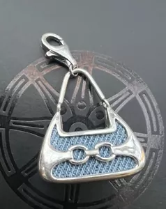 Esprit 925 Silber Charm Große Tasche Anhänger - Bild 1 von 4