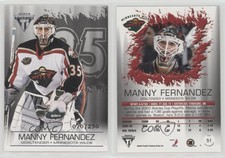 2003-04 Pacific Private Stock Titanium Retail Jersey Number /250 Manny Fernandez