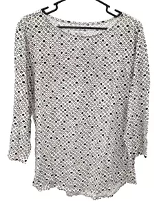 Camiseta Chico's The Ultimate Pullover Talla 3 Manga 3/4 - Imagen 1 de 7