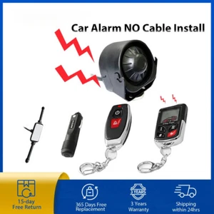 Sirena inalámbrica inmovilizador sistema de alarma bidireccional para automóvil antirrobo aire y choque - Imagen 1 de 12