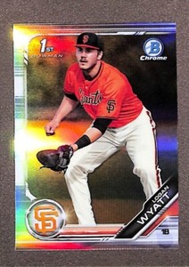 2019 Bowman Draft Chrome Logan Wyatt San Francisco Giants #BDC-29 Refractor