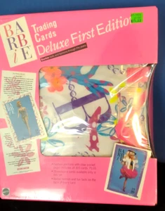 VTG 1990 BARBIE TRADING CARDS DELUXE FIRST EDITION SET Mattel #5533 - Picture 1 of 5