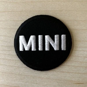MINI Cooper Automotive logo Iron on Patch Embroidered Applique Size 2 1/8" (5cm) - Picture 1 of 1