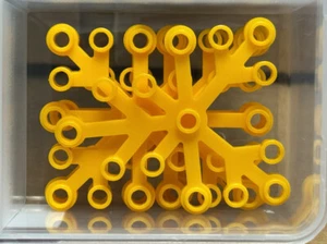 LEGO Parts - Bright Light Orange Plant Leaves 6 x 5 - No 2417 - QTY 5 - Picture 1 of 1