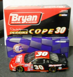 Action 1:24 Derrike Cope #30 BRYAN 1999 Pontiac Stock Car Die Cast NASCAR - Picture 1 of 13