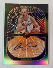 2019-20 Panini Obsidian Alex Caruso Galaxy Orange Etch #/50 Auto Autograph
