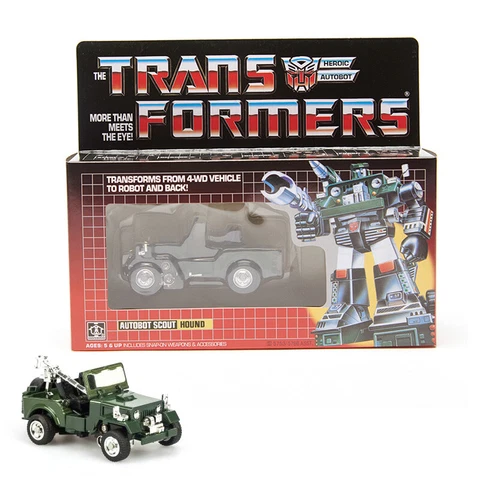 Transformers G1 Hound reissue brand new action figure MISB Gift Cover