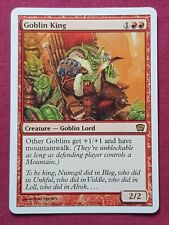 Magic The Gathering 9TH EDITION GOBLIN KING red card MTG