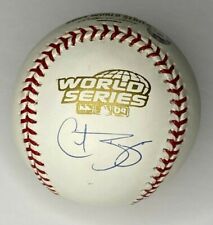 Curt Schilling Boston Red Sox Autographed/Signed 04 WS Baseball MLB/Steiner COA