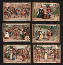 Cyrano De Bergerac By Rostand Liebig Cards Set 1901 Theatre Play Actor Cavalier