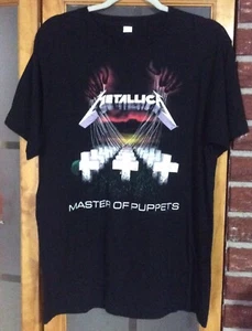 Metallica Masters Of Puppets Concert T-Shirt Size Large - Picture 1 of 2