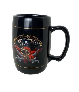 Pirates Of The Caribbean Coffee Cup Skull Crossbones Crossed Swords 14 Ounces - Picture 1 of 6