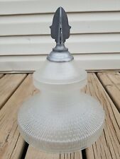 New ListingVtg Antique Street Light Globe Ge/ Westinghouse Shade / Bell Shaped