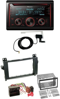 Pioneer 2DIN MP3 DAB USB CD Bluetooth Autoradio für Mercedes A-Klasse W169 C169 - Bild 1 von 4