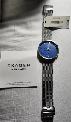  Хронограф Skagen Ancher.  SKW6764.  Совершенно новый в открытой коробке.  - Изображение 1 из 4