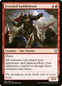 X 1 Frenzied Saddlebrute Commander Legends 180 MTG Magic The Gathering - Picture 1 of 2