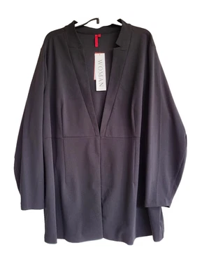 Chaqueta Blazer Ligera Love Scarlett Mujer Talla 2X Negro Jet Nueva con Etiquetas $60 Foto 1 de 4