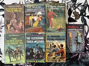 Hardy Boys Nancy drew Mystery Book Lot Hardcover 1940s Early Grosser Dunlap - Bild 1 von 17